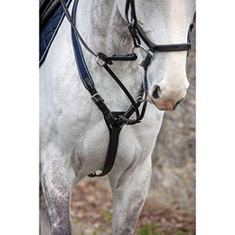 Produktbild von Horseware Rambo Micklem Ergonomische 3-Punkt-Brustplatte für Ponys Schwarz