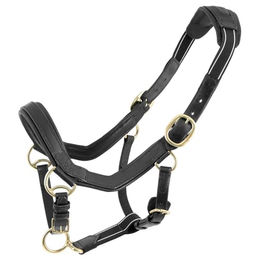 Horseware Rambo Micklem Pony Halfter aus Kunstleder Schwarz – Bild 1 von 3