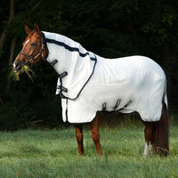 Produktbild von Horseware Rambo Natura Rug 0g Sommerdecke für Pferde Größe 130 White/Navy