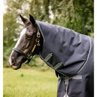 Produktbild von Horseware Rambo Optimo Cervicalschutz Außendecke für Pferde Blau Größe S