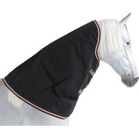 Produktbild von Horseware Rambo Optimo Hood Lite Pferdedecke Schwarz Orange Größe S