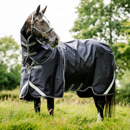 Horseware Rambo Optimo Plus Pferdedecken-Bundle Navy Grau Silber Größe 115 cm – Bild 1 von 1