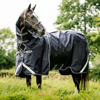 Produktbild von Horseware Rambo Optimo Plus Pferdedecken-Bundle Navy Grau Silber Größe 115 cm