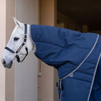 Produktbild von Horseware Rambo Optimo Stable Hood Pferdedecke Größe L mit Halsteil - 200 g