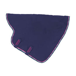 Produktbild von Horseware Rambo Optimo Stable Hood Pferdedecke Navy/Burgundy Größe L - 200 g