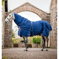 Produktbild von Horseware Rambo Optimo Stall Plus Pferdedecke Blau Größe M - 200 g