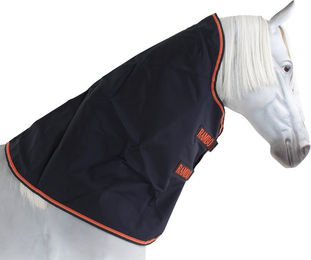 Horseware Rambo Original Hood Lite Pferdedecke Blau Orange Größe S – Bild 1 von 3