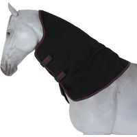 Produktbild von Horseware Rambo Original Hood Pferdedecke aus Nylon Schwarz Grün Größe L - 150 g
