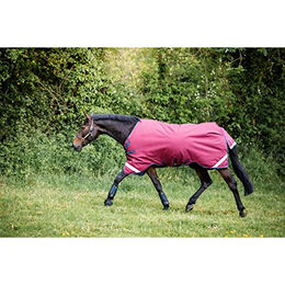 Produktbild von Horseware Rambo Original Turnout Lite Pferdedecke mit Beinbögen Burgundy