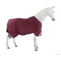 Produktbild von Horseware Rambo Original Turnout Lite Pferdedecke mit Beinbögen in Burgundy