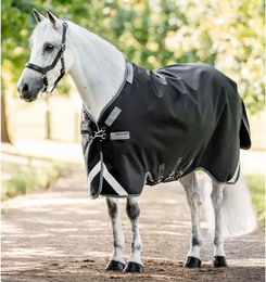 Produktbild von Horseware Rambo Outdoor-Pferdedecke aus Nylon in Schwarz