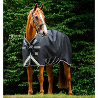 Produktbild von Horseware Rambo Outdoor-Pferdedecke aus Nylon in Schwarz mit 450g Füllung