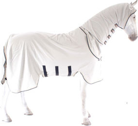 Horseware Rambo Petite Hoody Decke für Shettyponys in Grau und Beige – Bild 1 von 2