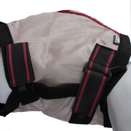 Horseware Rambo Plus Fliegenmaske für Ponys in Beige und Grün – Bild 1 von 6