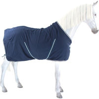 Produktbild von Horseware Rambo Stable Sheet Pferdedecke aus Polyester Blau Größe 130