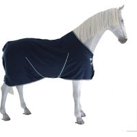 Produktbild von Horseware Rambo Stable Summer Sheet Pferdedecke aus Polyester in Blau-Weiß