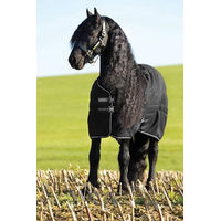 Produktbild von Horseware Rambo Stalldecke aus Polyester Schwarz 200g