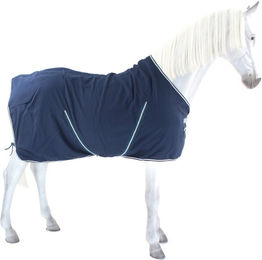 Horseware Rambo Stallendecke aus Polyester Blau Größe 115 – Bild 1 von 2