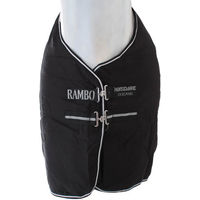 Produktbild von Horseware Rambo Stallendecke aus Polyester in Schwarz Grau Silber - 200 g