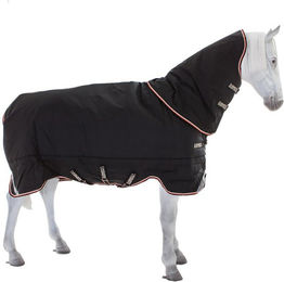 Horseware Rambo Supreme Turnout Heavy Pferdedecke Schwarz Orange – Bild 1 von 2