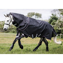 Horseware Rambo Supreme Turnout Lite Pferdedecke 0g Navy/Burgundy – Bild 1 von 1
