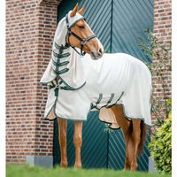 Produktbild von Horseware Rambo UV-Schutzdecke für Pferde aus Polyester in Weiß