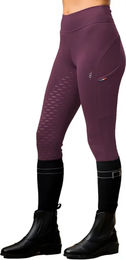 Horseware Reithose Damen Bina Alessandro Albanese Full Grip Lila Nylon Größe L – Bild 1 von 1