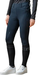Horseware Reithose für Damen mit Full Grip und Fleece-Futter für den Winter in Schwarz – Bild 1 von 1