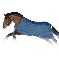 Produktbild von Horseware Rhino Original Regendecke für Pferde mit VARI-Layer Technologie in Navy Blau Größe M