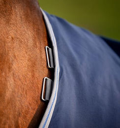 Horseware Rhino Original Vari-Layer Turnout Pferdedecke Medium Blau Grau – Bild 1 von 3