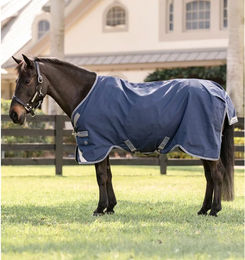 Produktbild von Horseware Rhino Outdoor-Decke für Ponys in Blau - 100 g