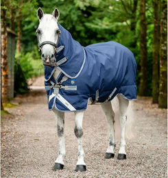 Produktbild von Horseware Rhino Plus 0g Outdoor-Decke für Ponys in Blau
