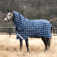Produktbild von Horseware Rhino Plus Turnout 0g Pferdedecke in Blau und Grau