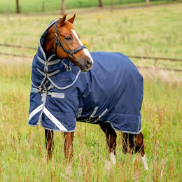 Horseware Rhino Plus Turnout Vari-Layer Decke für Pferde Blau Größe M – Bild 1 von 2