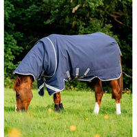 Produktbild von Horseware Rhino Plus Wasserdichte Outdoor-Pferdedecke Marine Blau 145 cm