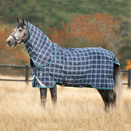 Produktbild von Horseware Rhino Pony Plus Turnout Decke für Ponys Blau Größe M - 250 g