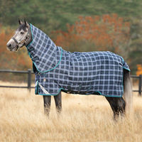 Produktbild von Horseware Rhino Pony Plus Turnout Decke für Ponys in Blau - 250 g