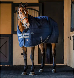 Produktbild von Horseware Rhino Stalldecke für Pferde Blau 350g aus Polyester