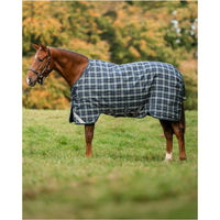 Produktbild von Horseware Rhino Turnout Weidedecke für Pferde Größe 130 Hunter Check Green und Navy 0g