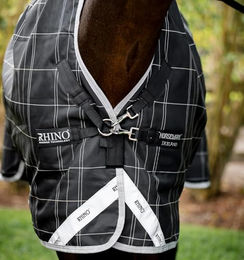 Horseware Rhino Wug Pferdedecke Schwarz Grau Weiß 78 cm - 100 g – Bild 1 von 1