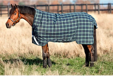 Horseware Rhino WUG Turnout Lite 100g Weidedecke für Pferde Hunter Check – Bild 1 von 6