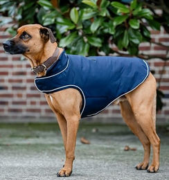 Horseware Signature Hunde Regenmantel wasserdicht Navy Blau Größe Medium – Bild 1 von 7