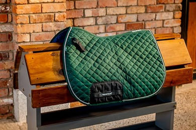 Horseware Signature Jumping Pad für Pferde in Grün aus Polyester – Bild 1 von 2