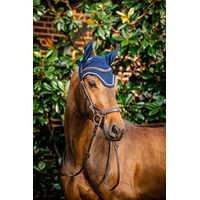 Produktbild von Horseware Signature Ohrennetz für Pferde Navy Blau