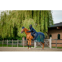 Produktbild von Horseware Signature Sport Cooler Abschwitzdecke für Pferde in Blau und Grün aus Polyester