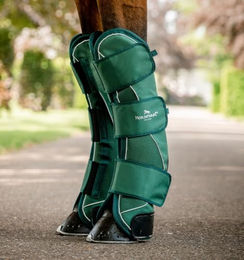 Horseware Signature Travel Boots Transportgamaschen für Warmblut in Grün aus Polyester – Bild 1 von 11