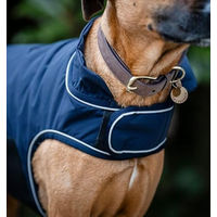 Produktbild von Horseware Signature Wasserdichter Hunde Regenmantel Navy Blau Größe XS