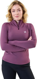 Horseware Stride Damen Reitshirt mit Reißverschluss Winter Lila Größe M – Bild 1 von 1