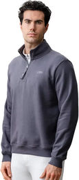 Horseware Sweatshirt Reiten mit 1/4 Reißverschluss für Herren Grau XL – Bild 1 von 1