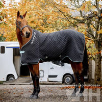Produktbild von Horseware Thermal Cooler Fleece Decke für Pferde Schwarz 140/191 cm
